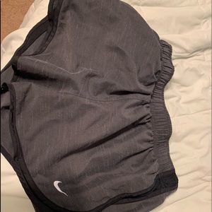 Nike charcoal running shorts